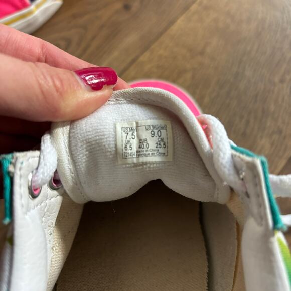 CUSTOM RARE Vans Multicolor Check w/ Flame Sole- One of One - Women's 9 Y2K - Picture 8 of 8